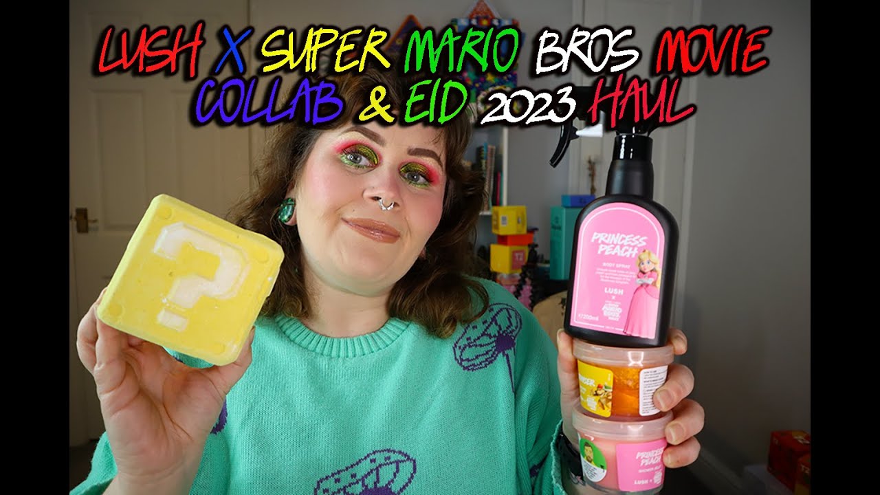 Lush X Super Mario Bros Movie & Eid 2023 Haul | Power Up Your Bathing!
