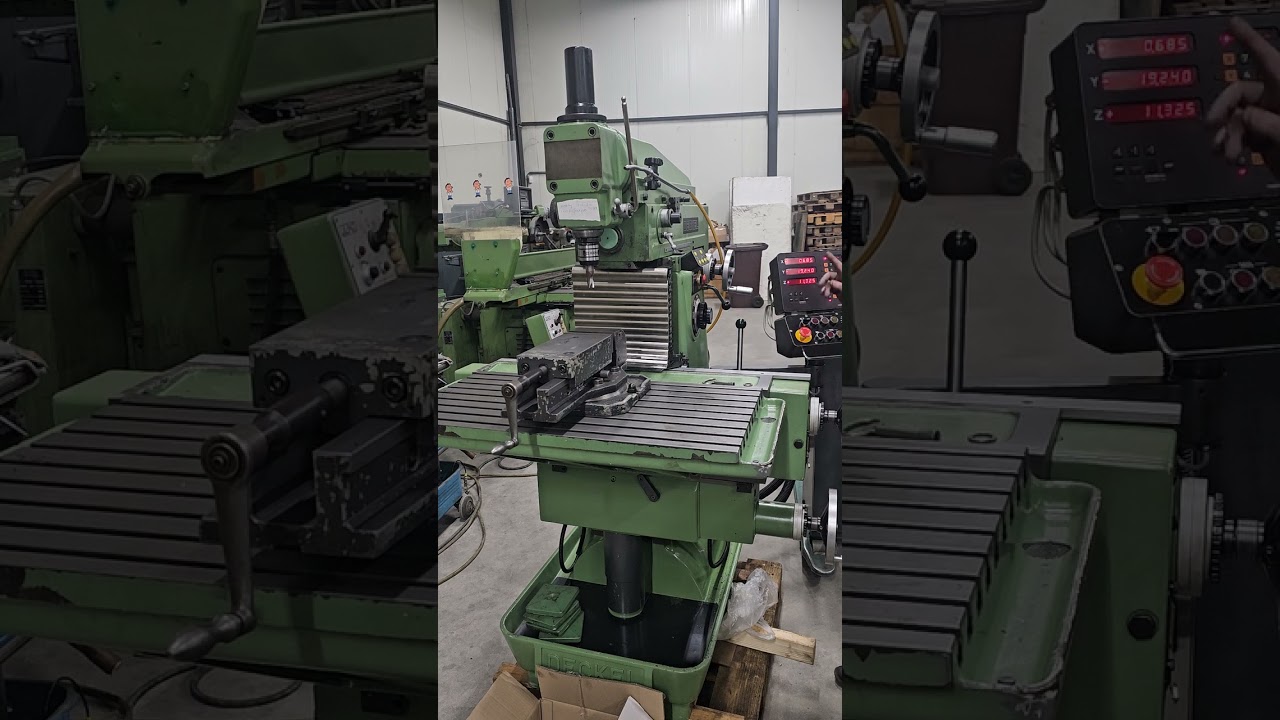 Our Deckel FP3 demonstrated