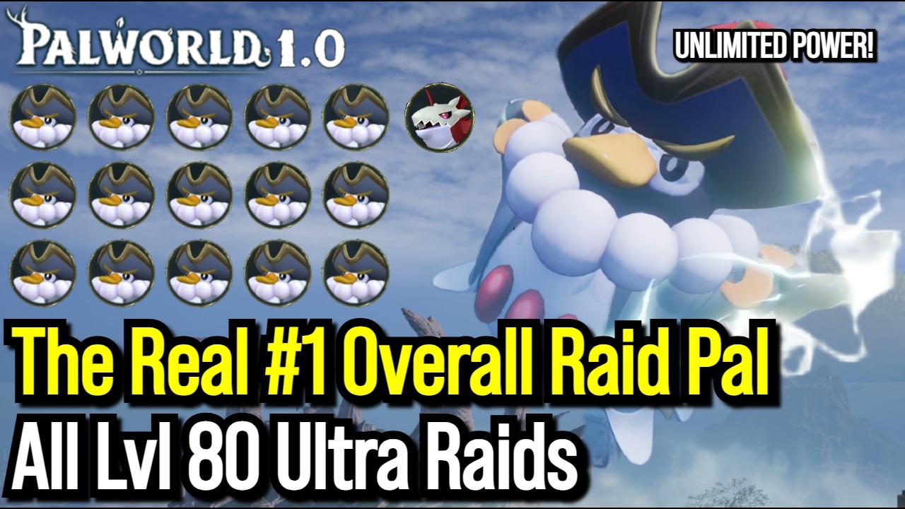 Best 1.0 Overall Raid Pal | Guide To All Ultra Palworld Raids