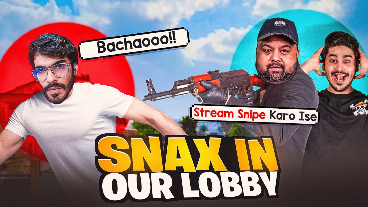 8BIT GOLDY vs @SnaxGaming IN SAME LOBBY 😂😯