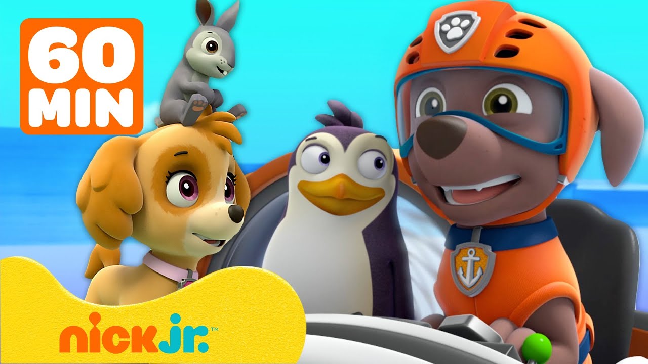 دوريات المخلاب | فريق دوريات المخلاب يساعد حيوانات ميناء المغامرة | لمدة ساعة | Nick Jr. Arabia