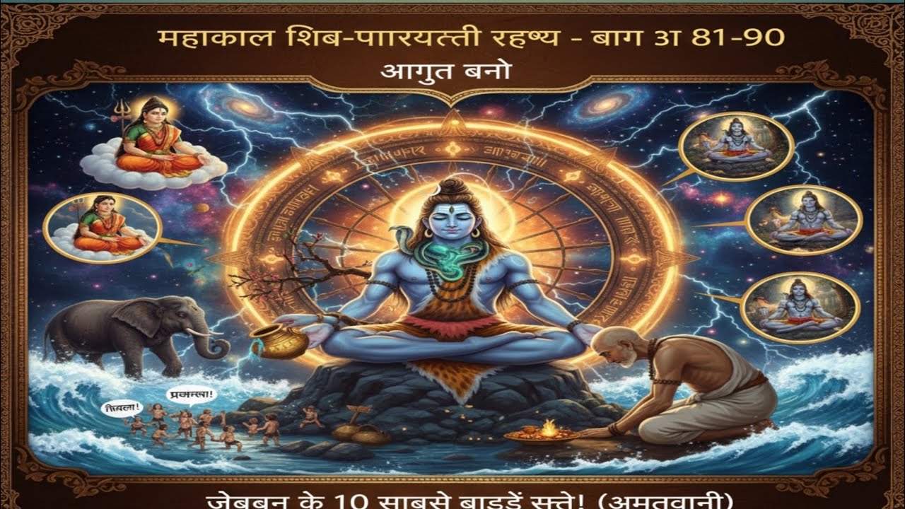 महादेव ने बताए जीवन के 10 कड़वे सच! 😱 भाग 81 से 90 (अमृतवाणी) | Shiv Parvati Samvad