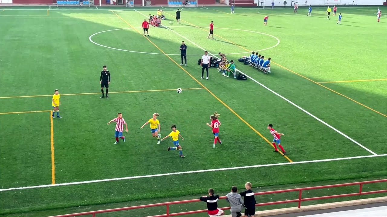 Atco. Huracan 1 - 8 UD  Las Palmas liga Benjamin 13-04-24