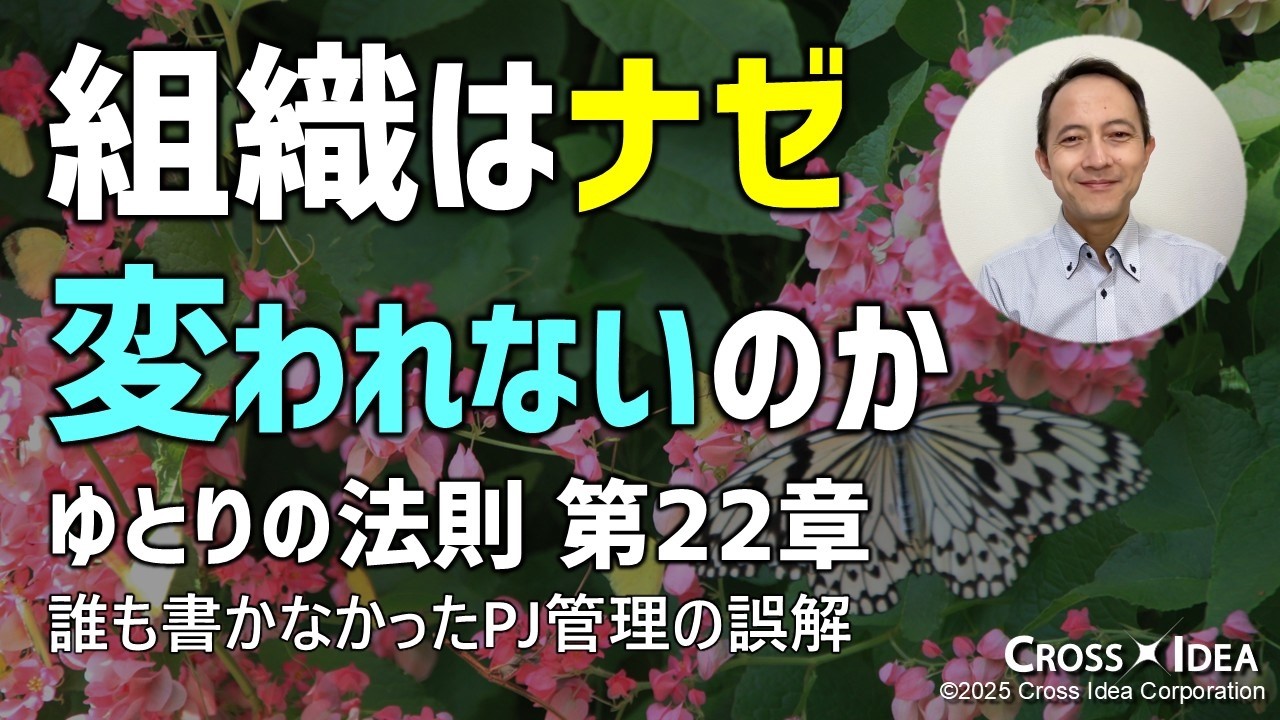 組織が変わらない本当の理由／変化を促す“安心して失敗できる職場”づくりの実践ポイント／ゆとりの法則 第22章「恐怖と安全」【プロマネの右腕】