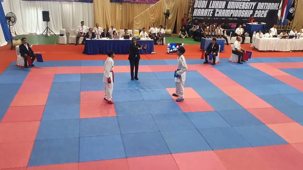 Final BOB UBL karate cup 2026 Kumite Junior dan Under 21. Ivan G. KaroKaro VS Irfan 