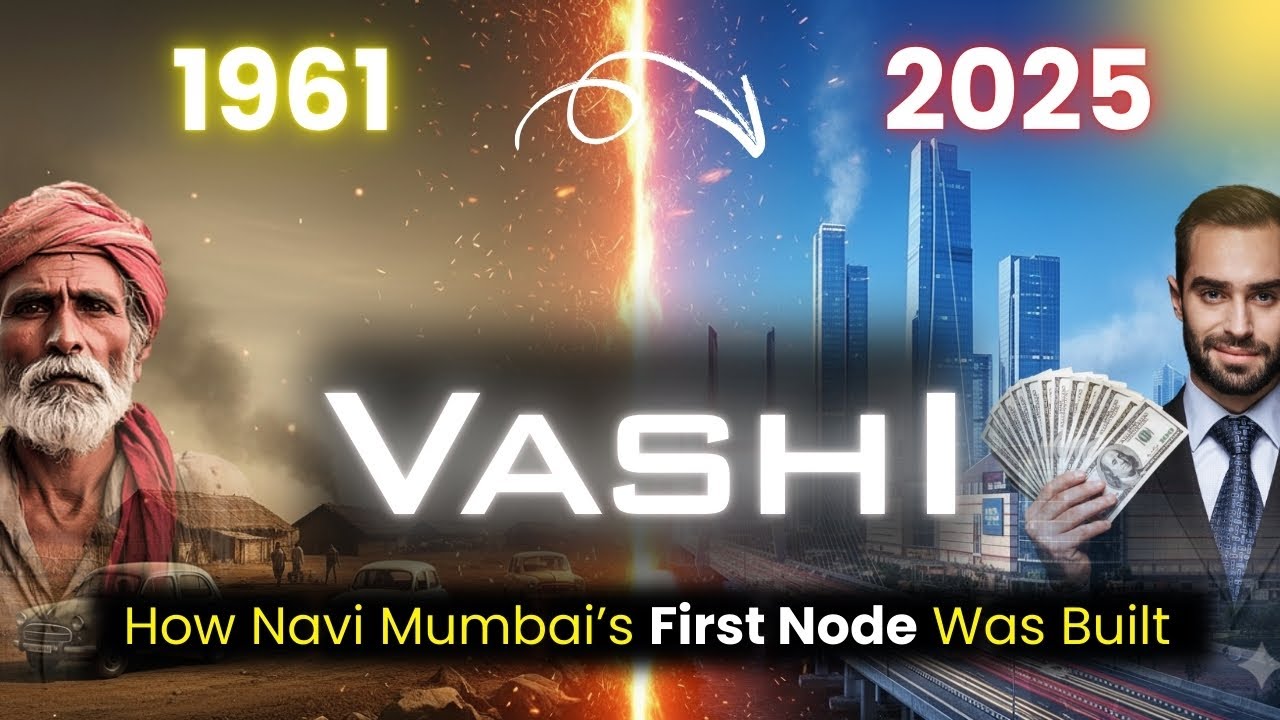 Vashi 1961–2025 — How Navi Mumbai’s First Node Was Built | Vashi | Navi Mumbai |