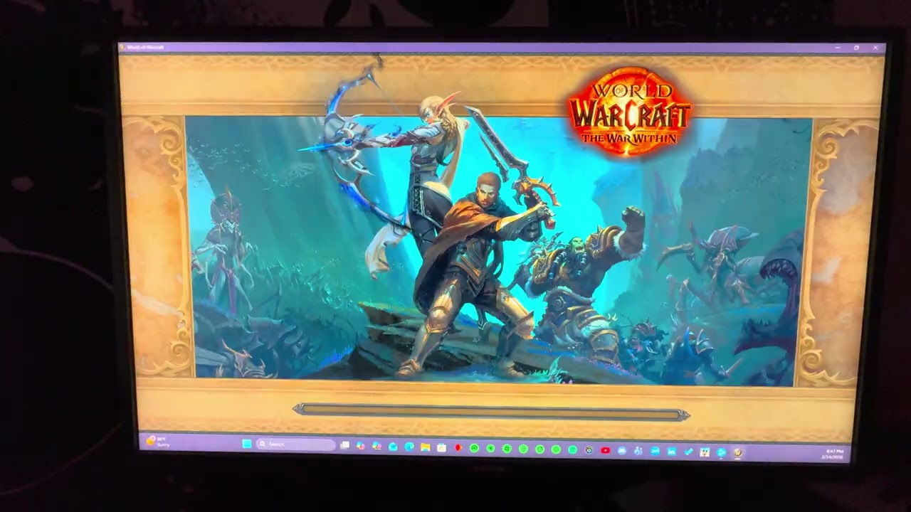 I got turned on to “wow” World Of Warcraft 