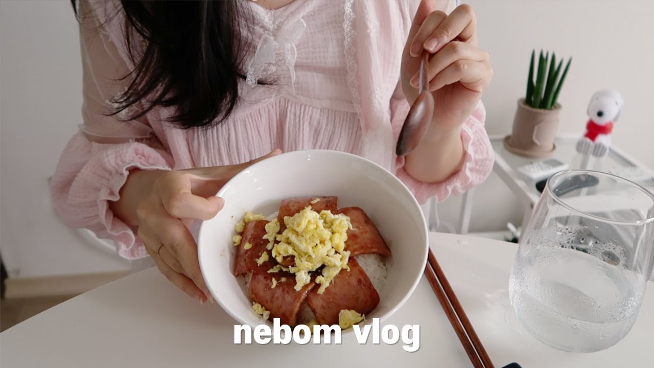 ENG) Vlog с самообслуживанием, приготовление простых пельменей каждый день🥟