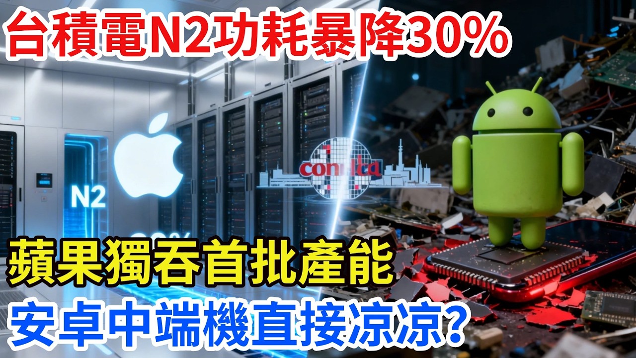 AI算力斷層！ 台積電N2功耗暴降30%，蘋果包攬首批產能，高通聯發科中端機要遭殃？【匠行強國】#工程#科技#中國基建#科普#高鐵#芯片 #全球趨勢新聞#科技#熱門