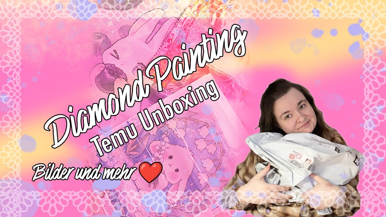 TEMU BESTELLUNG AUSPACKEN 😍😍 Bilder & mehr ❤️| Diamond Painting 🥰 | Unboxing 