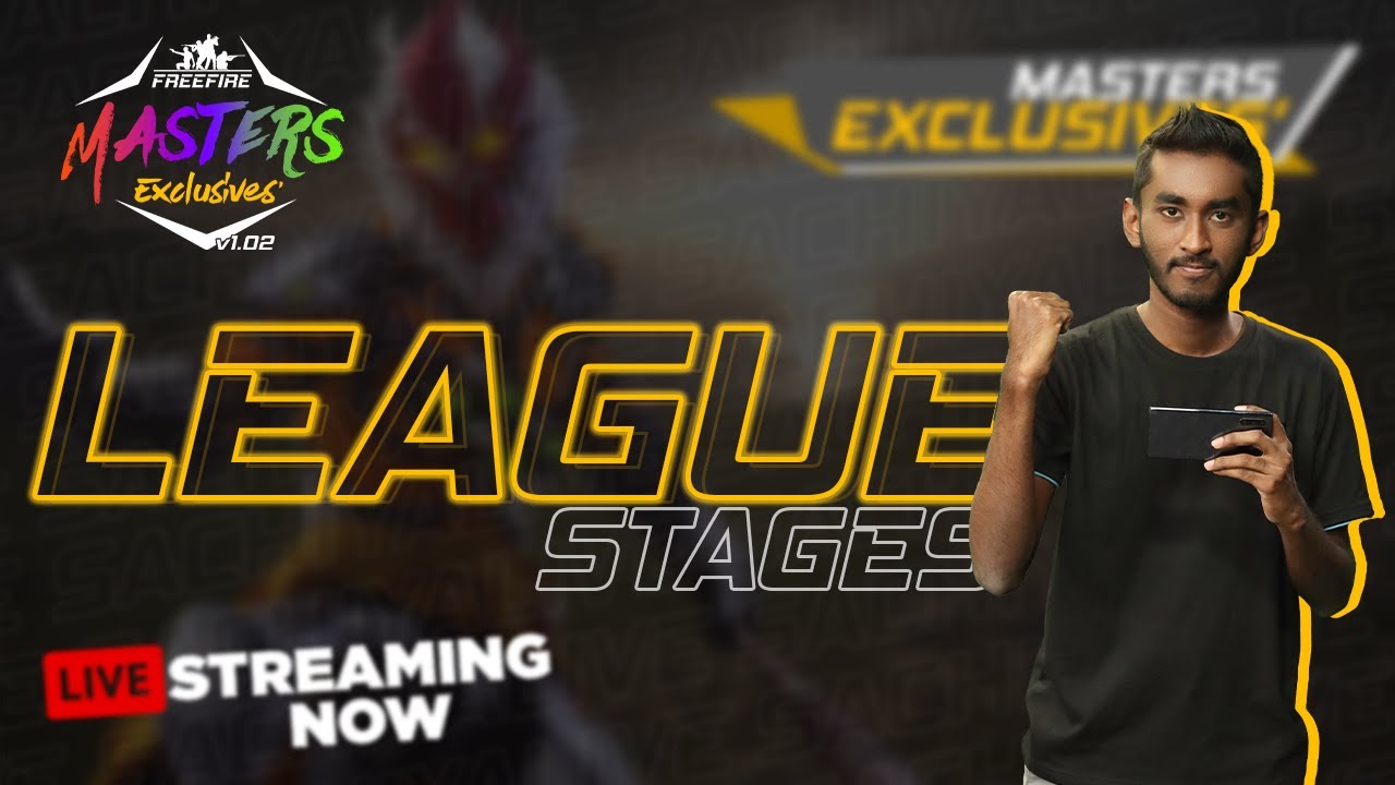 Free Fire Masters Exclusive's V1.02 League Stage Day 3 | SachiyaLIVE