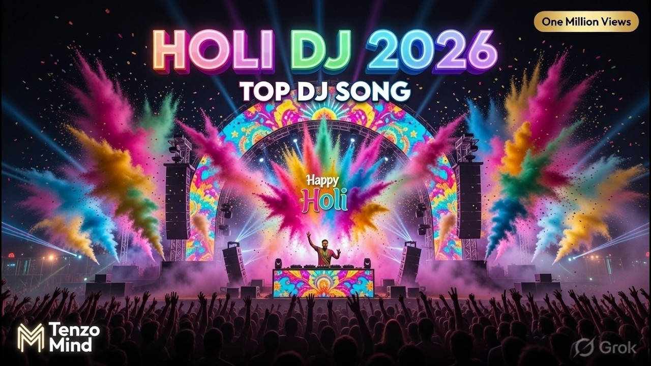 HOLI DJ RAP 2026 💥 This Bass Drop Will Shake India! | Biggest Holi Party Anthem | Tenzo Mind 🎊❤️🙏