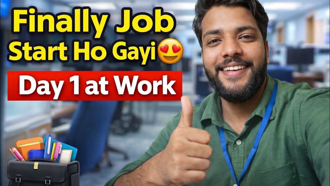 New Job, Naya Safar ❤️ | First Day at Job || Vlog 4