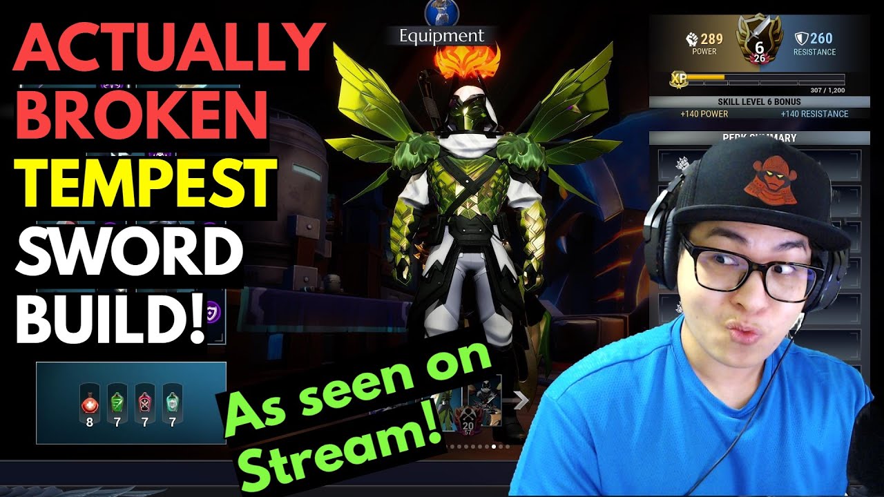 ACTUALLY BROKEN - Dauntless Agarus/Kharabak Sword Build for End Game -  Patch 1.10.4.