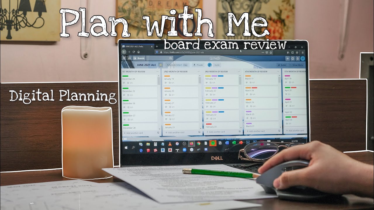 Plan with me | Vlog 03 | Study plan for the Architecture Licensure Exam