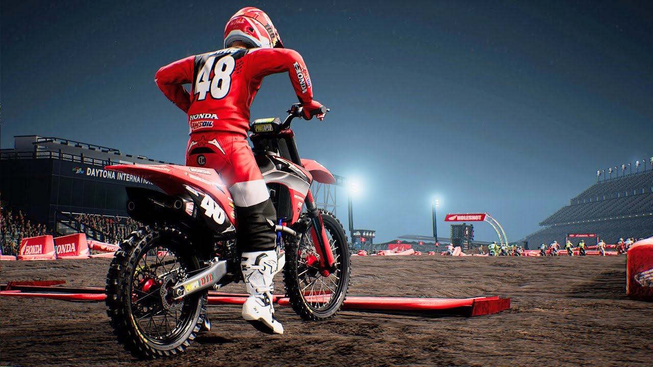 Monster Energy Supercross - Honda CRF 250 - Test Ride Gameplay (PC HD) [1080p60FPS]