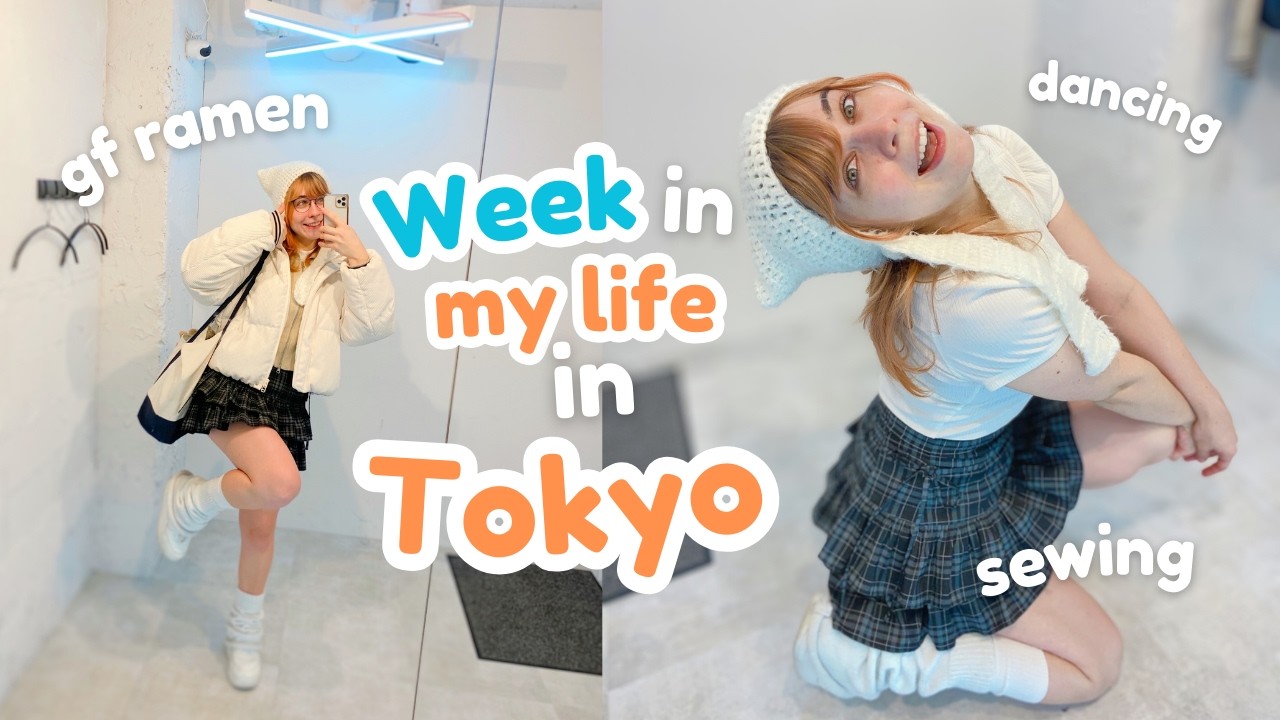 tokyo winter diaries | week in my life as an aspiring idol in tokyo!