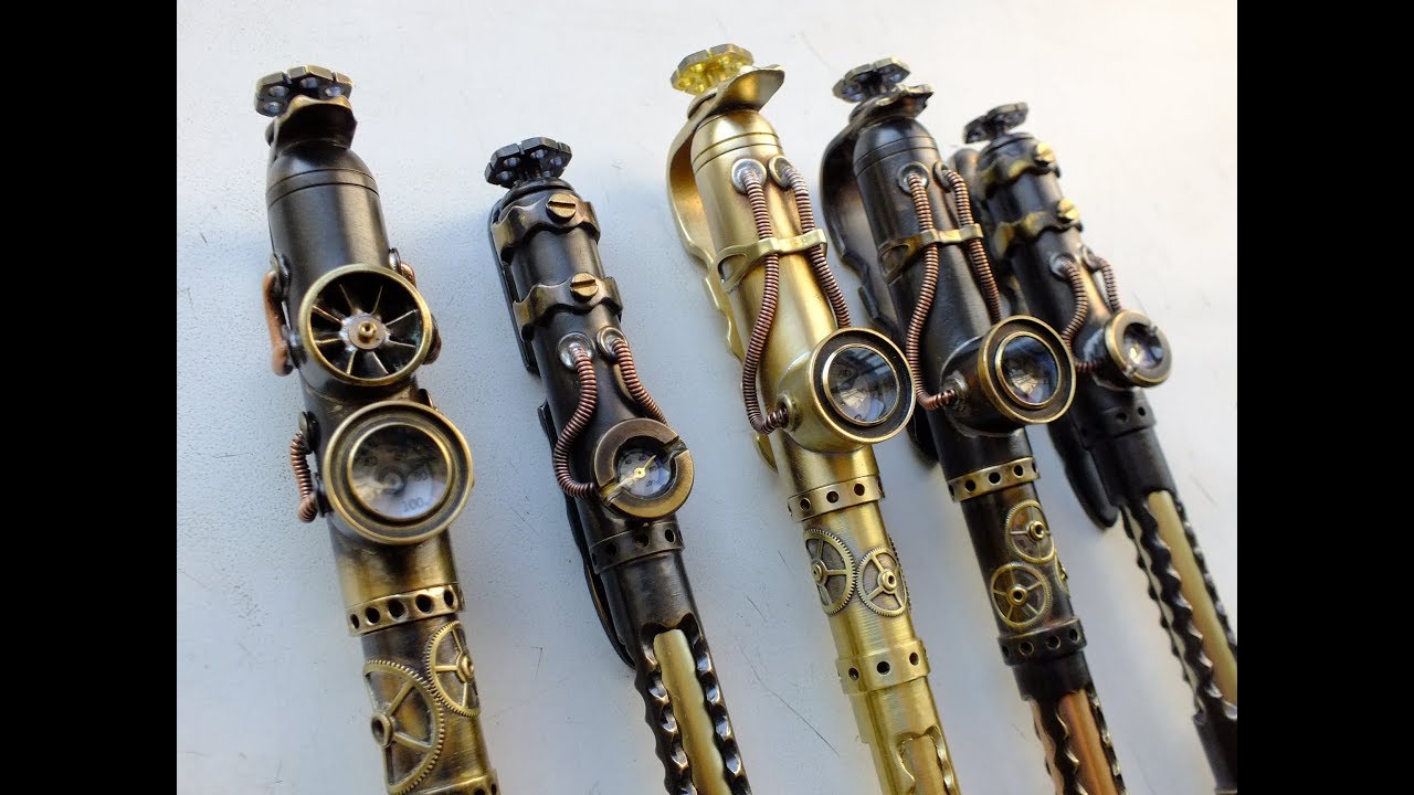 My steampunk pens