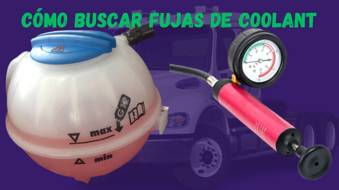 c&oacute;mo detectar fugas de coolan  con man&oacute;metro de presi&oacute;n
