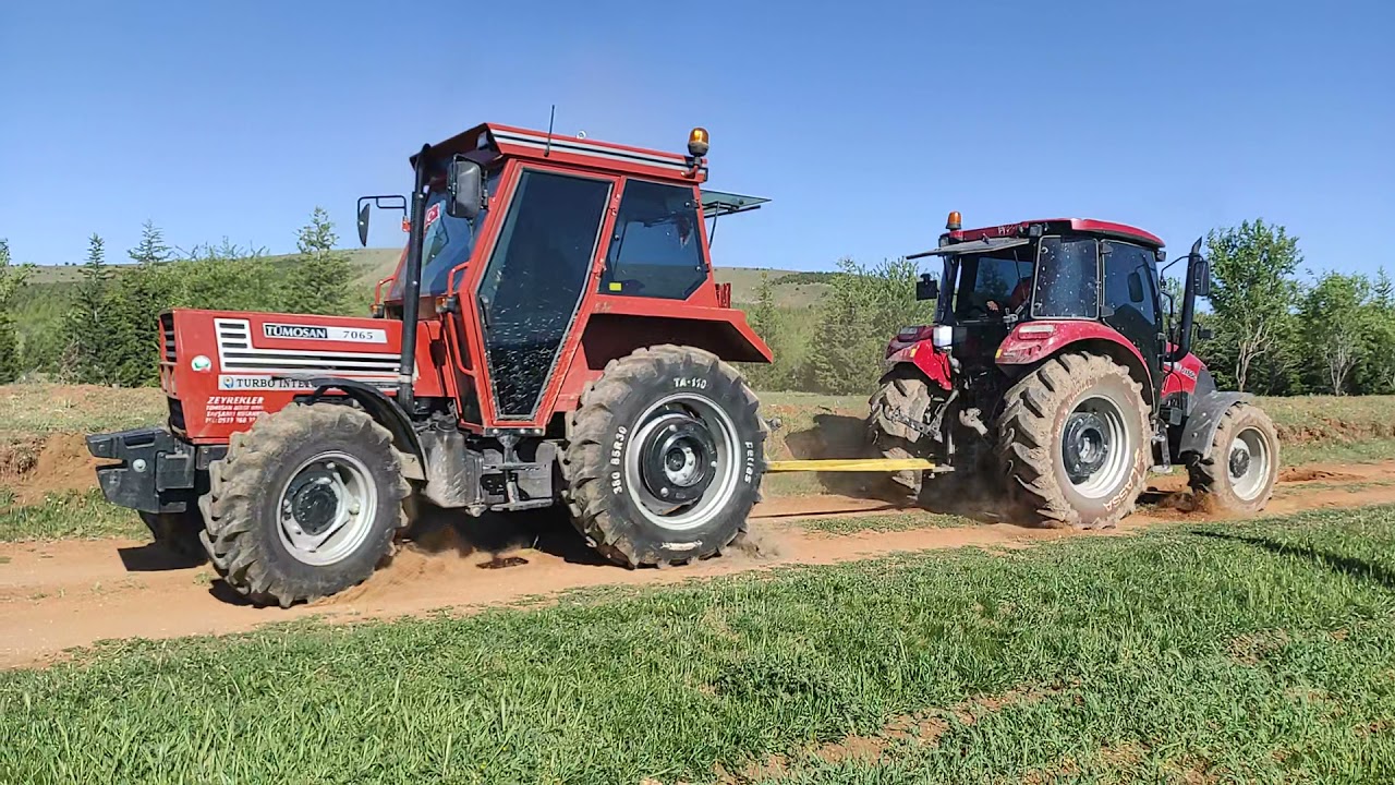 CaseIH jx65c VS Tümosan 7065 kıran kırana çekişme