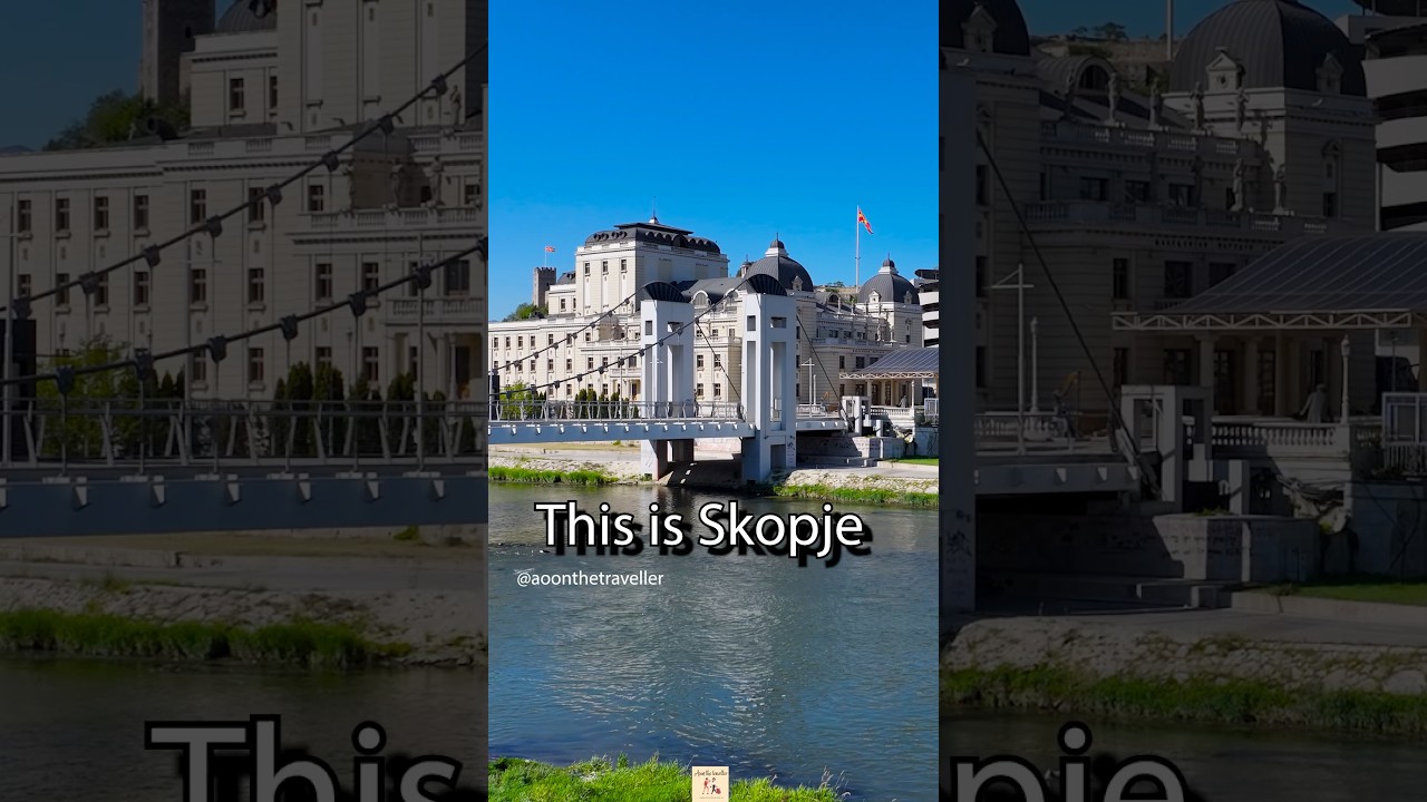This is Skopje 🇲🇰 | A must visit city in Europe #dronelife