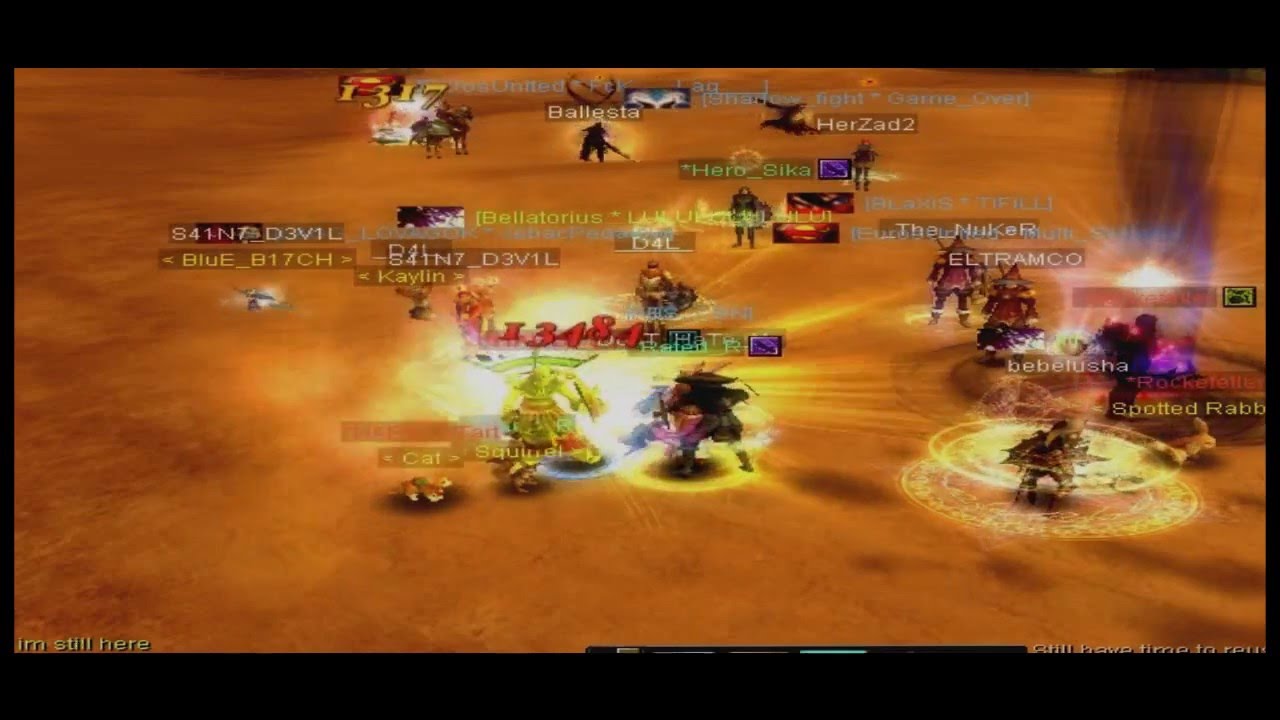 SRO Thief vs Hunter Job war on Sparta II [LVL 98]