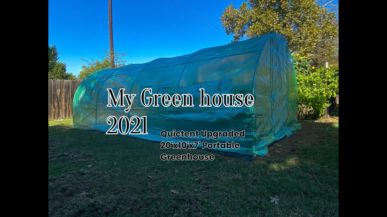 My Greenhouse 2021 Quictent Upgraded 20’x10’x7’ Portable