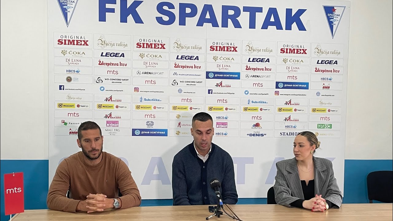 PREDSTAVLJANJE NOVOG IGRAČA FK SPARTAK ŽK / NENAD LUKIĆ / 11.01.2025.