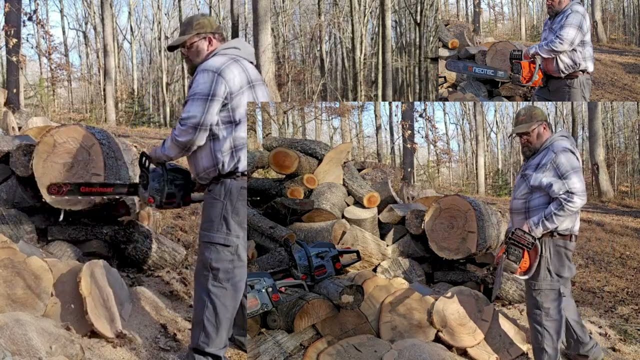 NEOTEC vs GARWINNER chainsaws 62 cc vs 68 cc. what is the best one for you? #chainsaw #powertools
