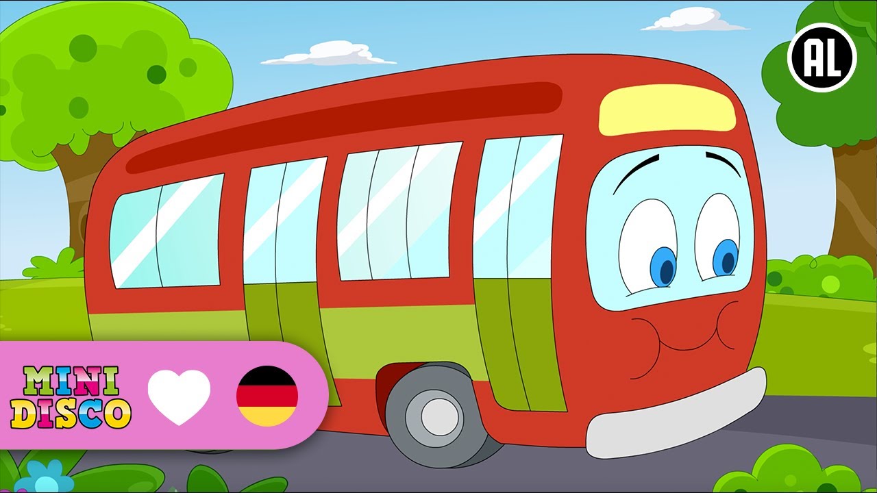 DIE R&Auml;DER VOM BUS | Kinderlieder | Mini Disco