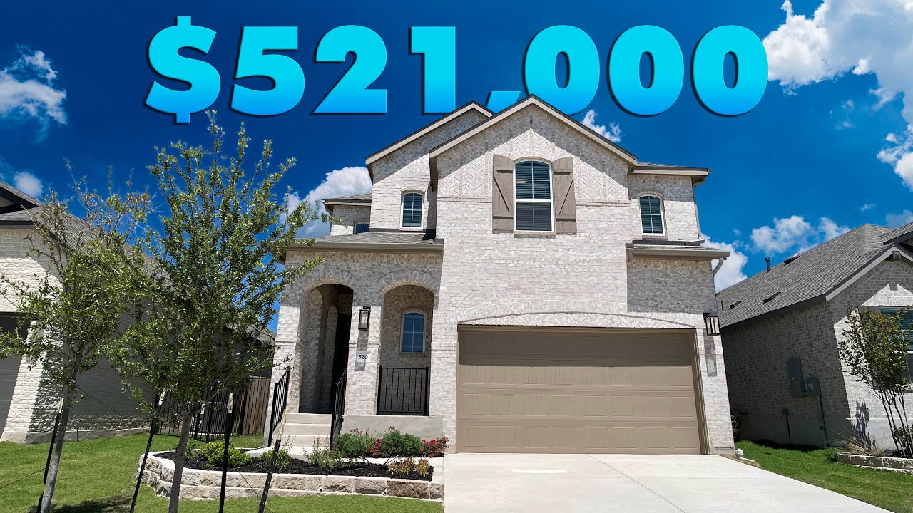2500+ sq ft Easton plan by Highland Homes in Santa Rita Ranch in Liberty Hill, TX
