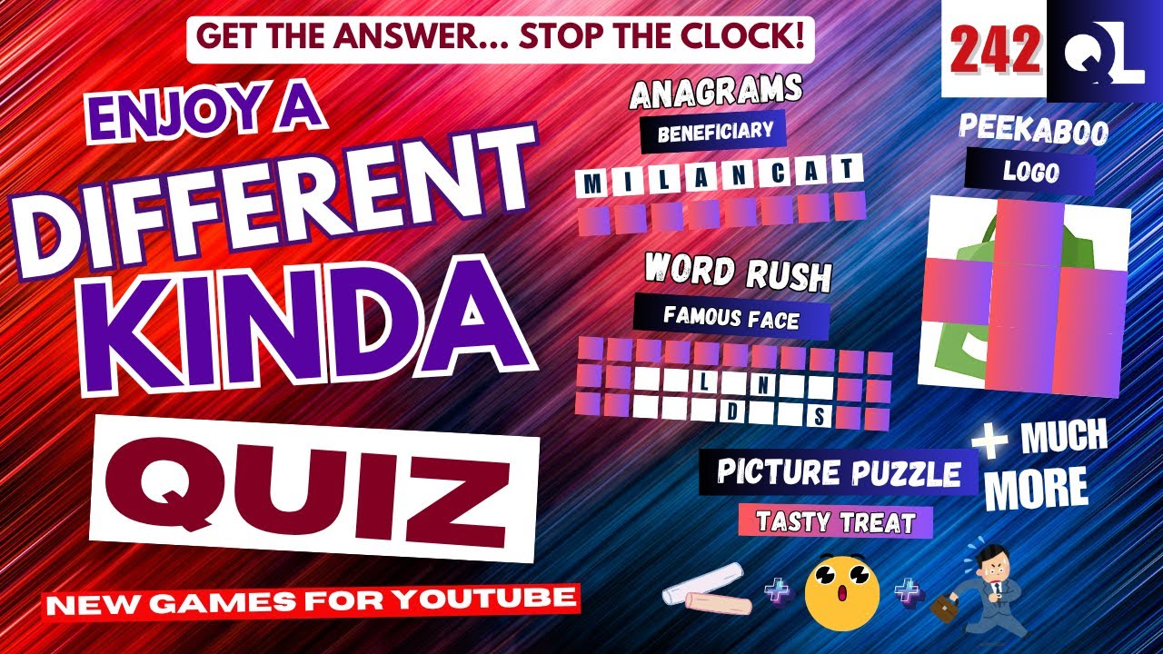 Exciting NEW Trivia Quiz Game. GREAT Family Fun. NEW GAMES.