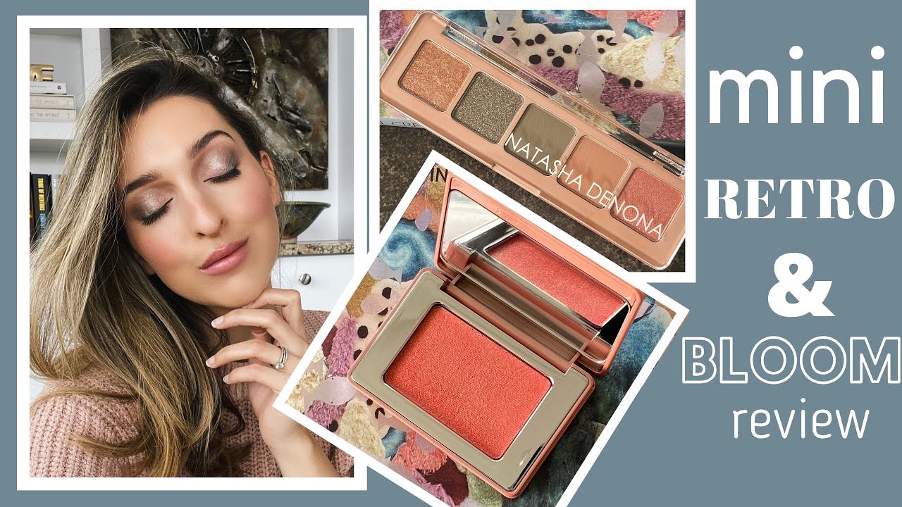 ✨NEW✨ Natasha Denona Mini Retro Palette + Mini Bloom Blush | Demo| Comparison Swatches & Review