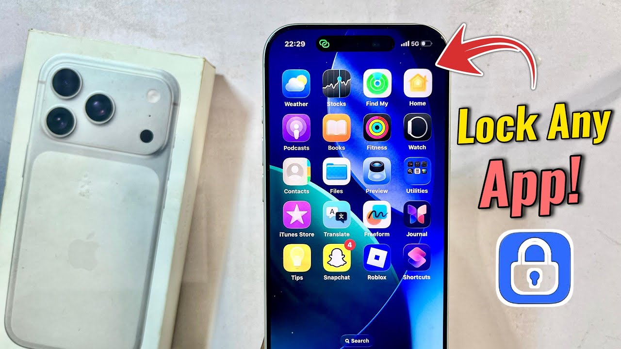 How to Lock Any App With Face ID / Passcode on iPhone 17 & iPhone 17 Pro