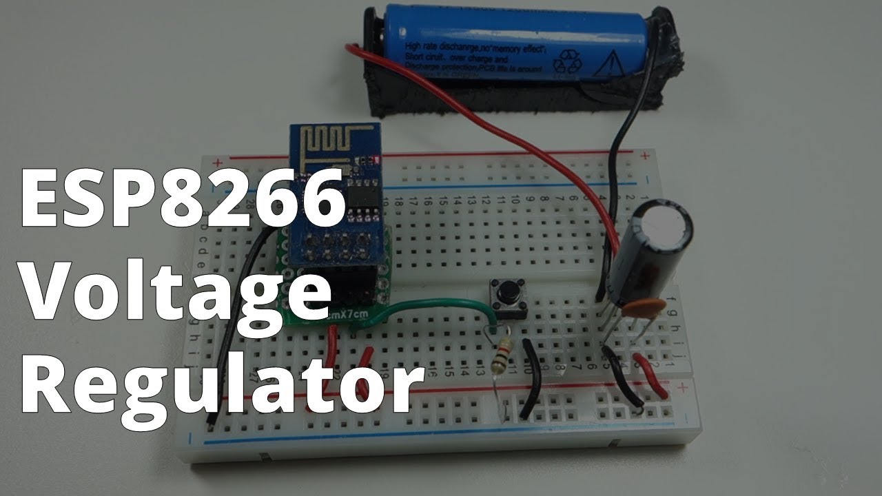 Регулятор напряжения ESP8266 (LiPo и Li-ion аккумуляторы)
