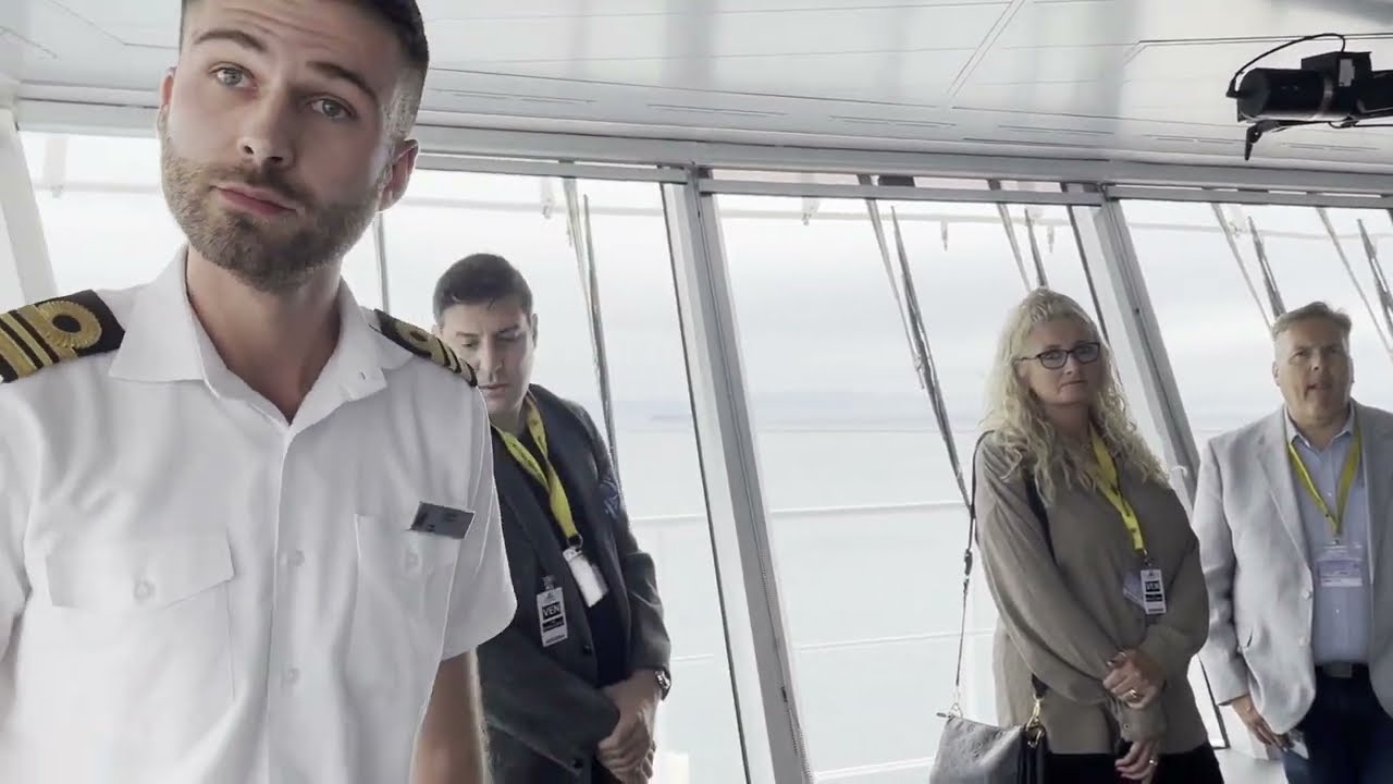 Holland America MS Rotterdam Bridge tour...