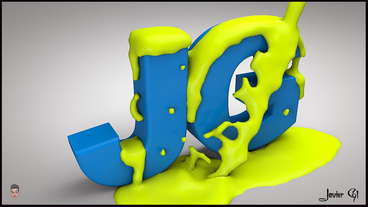 Cinema 4D Tutorial 👉 Creación de Texto con Animación líquida efecto RealFlow