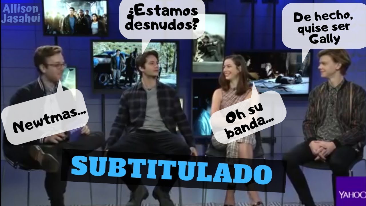 Pt. 1 | FANARTS bastante llamativos / NEWTMAS / Maze Runner & More | Yahoo Interview |  SUBTITULADA
