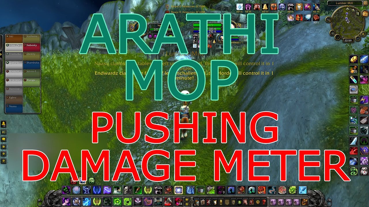 WOW MOP AB TWINK 89 NEBESKY - PUSHING DAMAGE METER