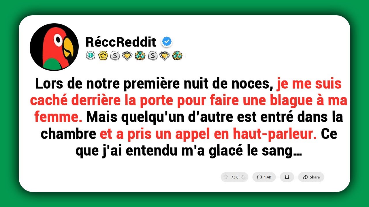 Je me suis caché à notre nuit de noces pour faire une blague à ma femme et j’ai entendu un secret gl