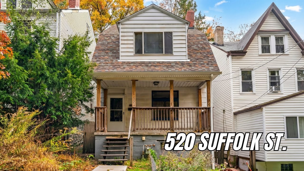 520 Suffolk St, Питтсбург, Пенсильвания 15214 | Обновленная кухня и дополнительная комната на 3-м...
