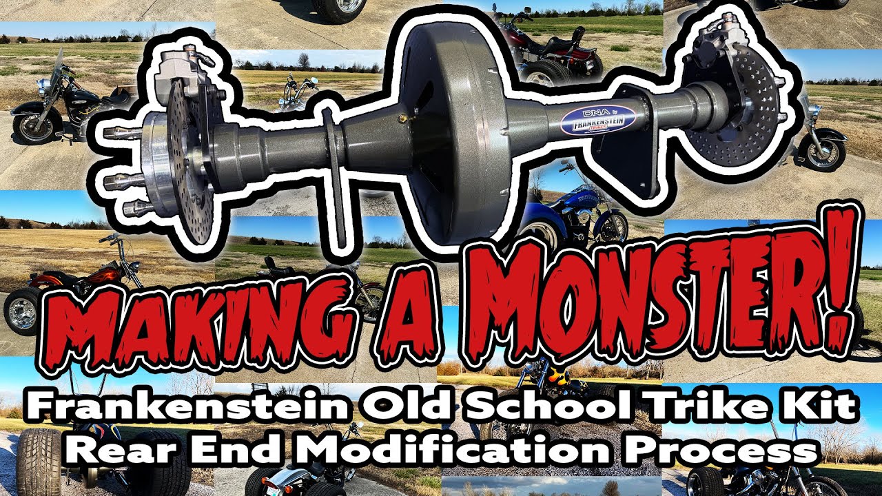 Making a Monster: Frankenstein Old School Trike Rear End Modification Process