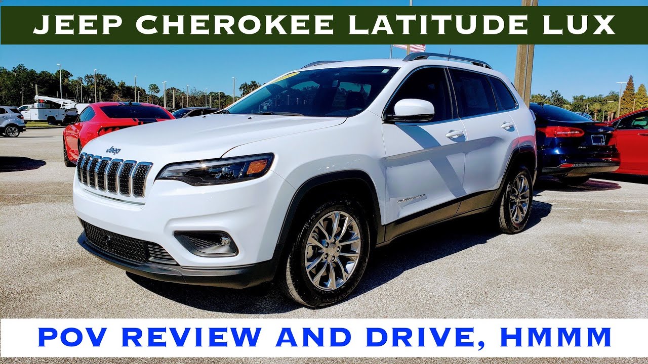 2021 Jeep Cherokee Latitude Lux V6 2WD POV Review and Drive, Drives Better Than Expected !