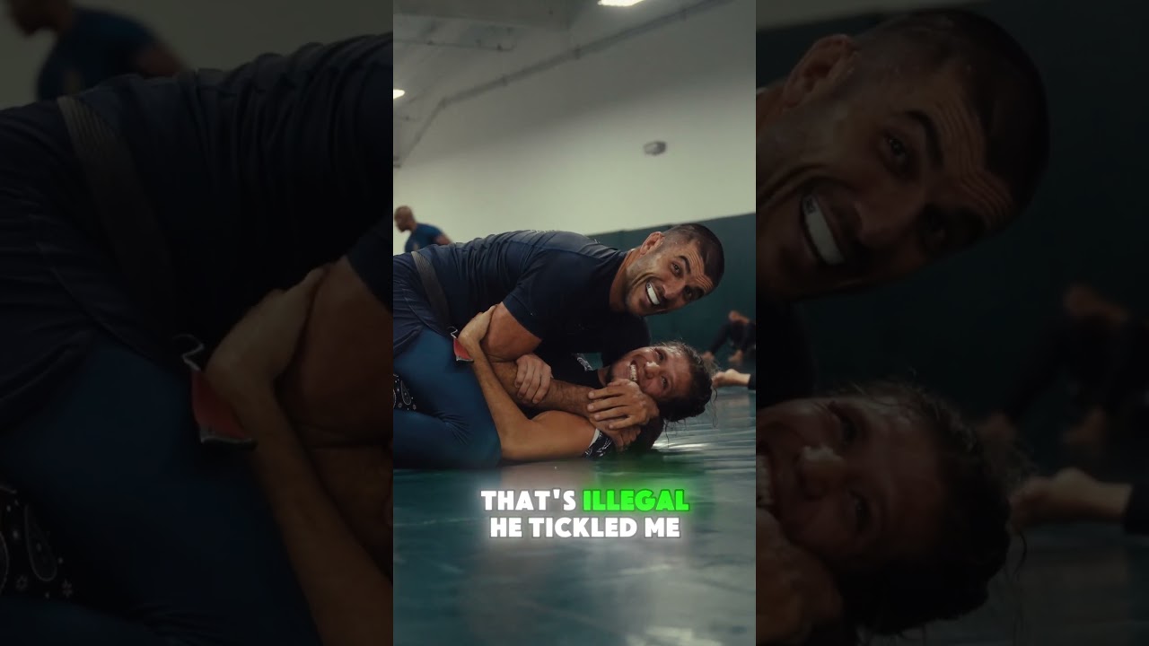 Никогда не щекотите Ренера Грейси #bjj #mma #ufc
