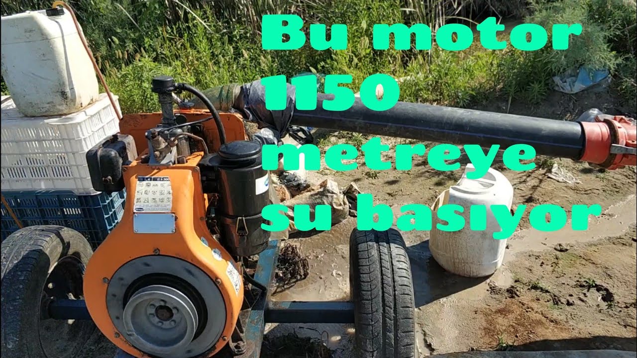 sulama sistemim ve su motorum mesafeye inanamayacaksınız lombardini su motoru mersin tarsus