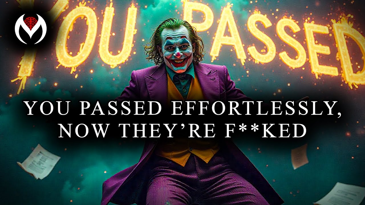 EVERY TEST THEY PUT YOU THROUGH… YOU PASSED EFFORTLESSLY 💯💥 NOW THEY’RE F**KED 🤡 - JOKER SPEECH