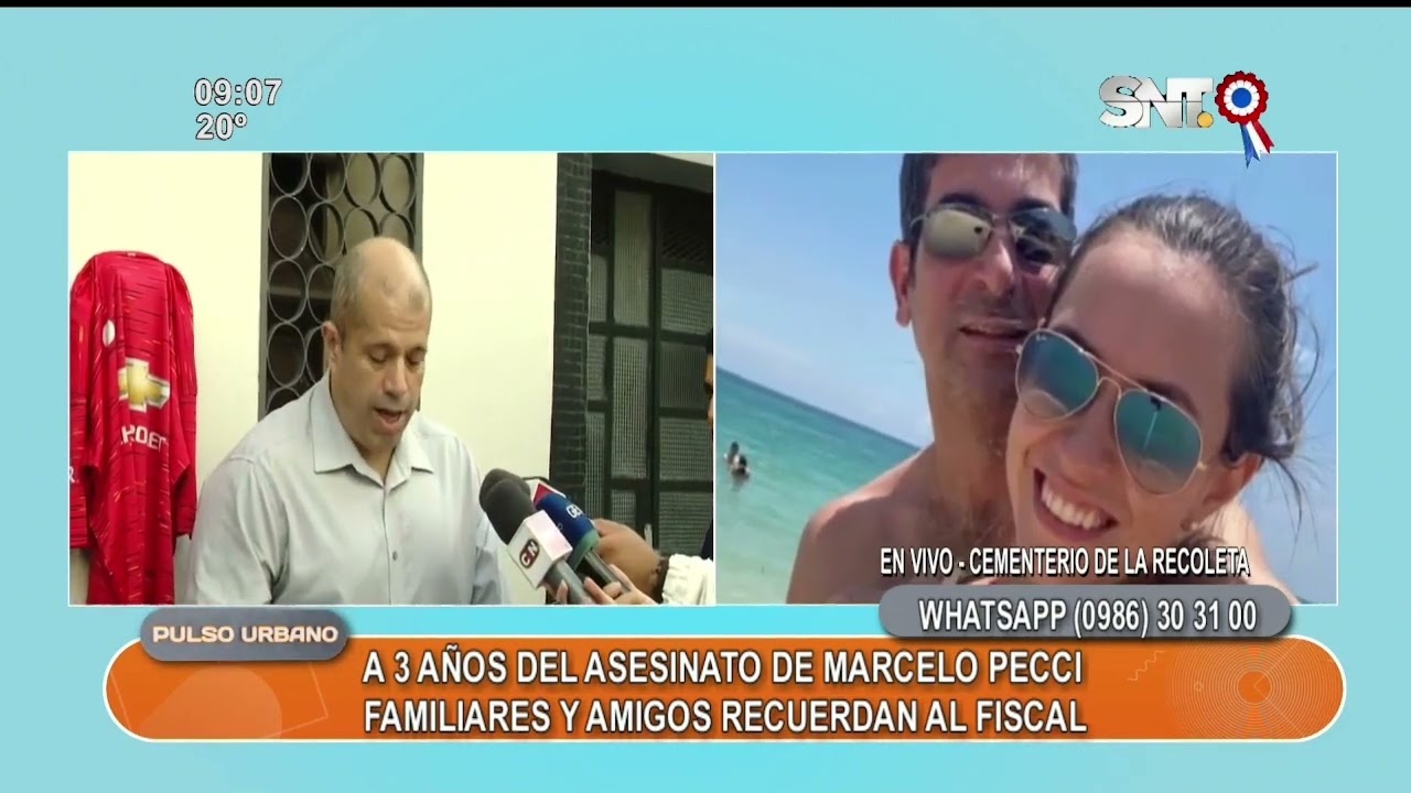 A tres años del crimen, recuerdan a Marcelo Pecci en la Recoleta