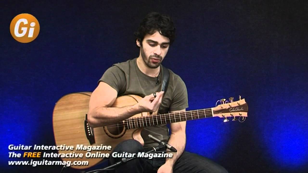 iGuitar Magazine - Two Handed Tapping On Acoustic Guitar Lesson With Maneli Jamal