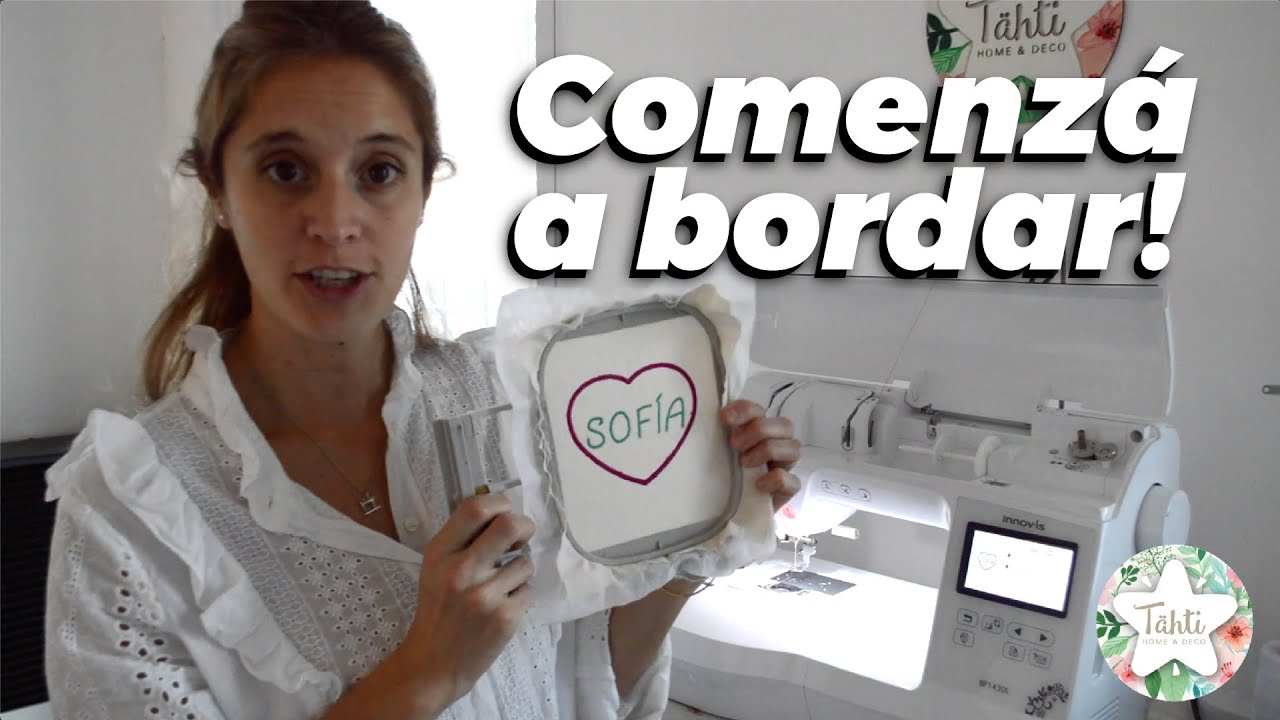 Bordadora Brother Tutorial Básico | Cómo usar y bordar a máquina BP1430L (PE810 PE770 PE780 BP2150L)