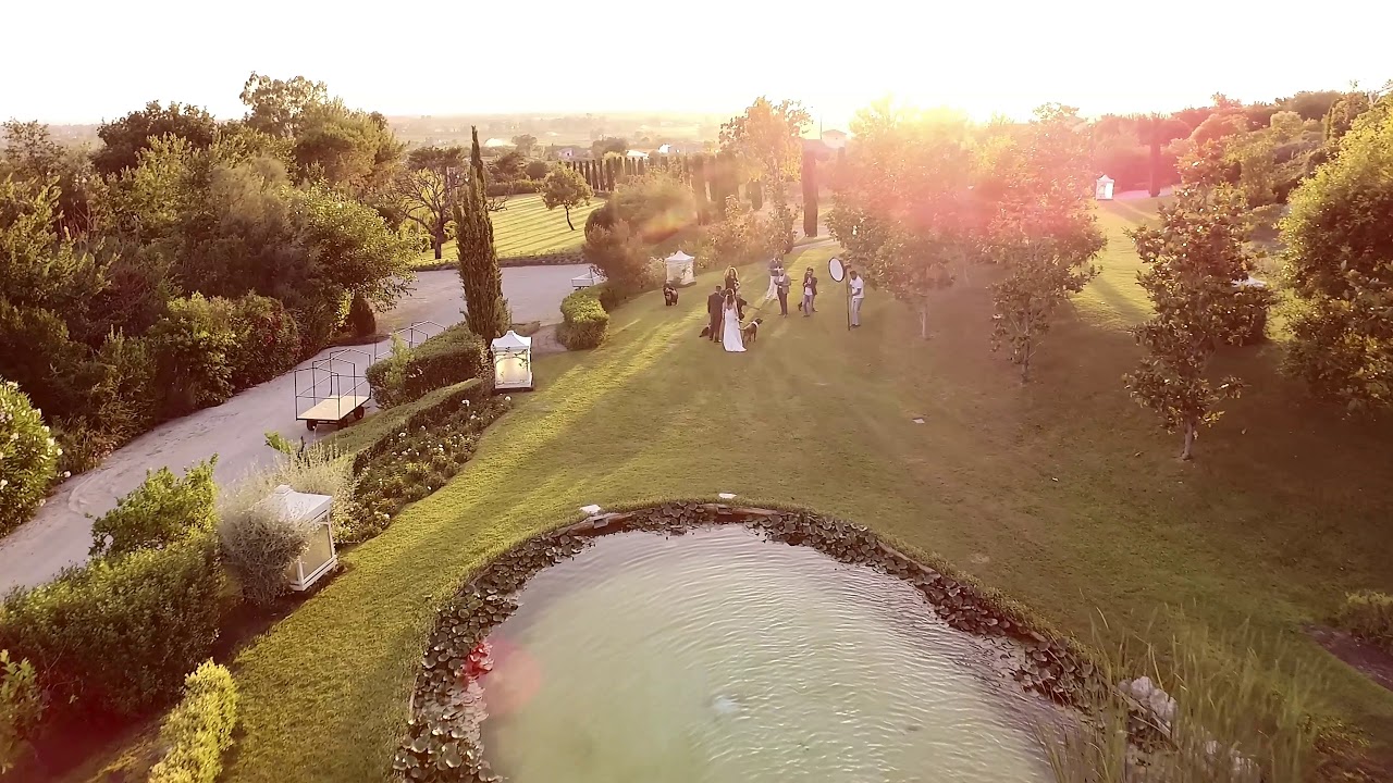 Flying.forl video con drone ... matrimonio